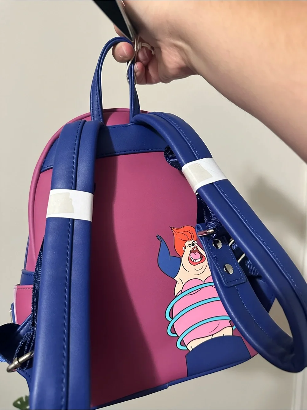 Loungefly Pink & Purple Goofy and Friends Mini Backpack
